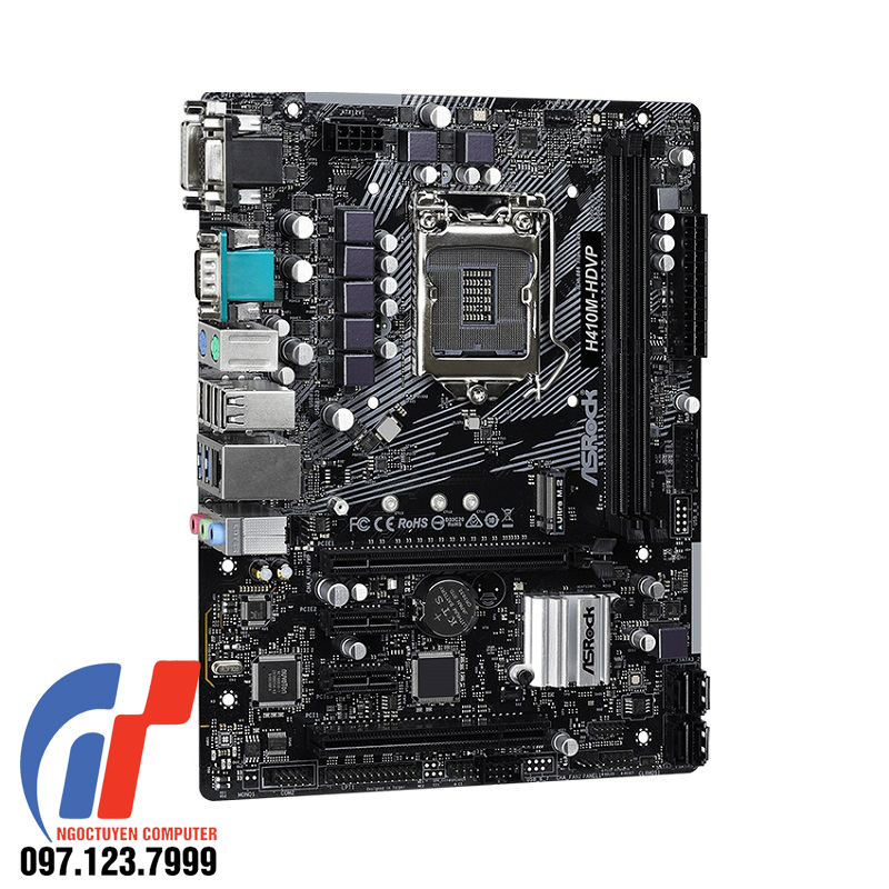 Carte Mère ASRock H410M-HDV R2.0 – Compatible Intel 10e Gen, Format Micro-ATX, Wifi Intégré